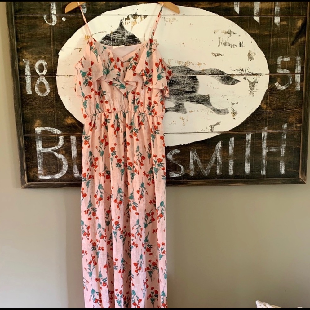 Bohemian Floral Summer Maxi Dress S M L NWT - Picture 5 of 6